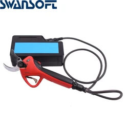 LED 40mm Progressive electri pruning shears 8-10 hours working with Samsung battery CE certificate