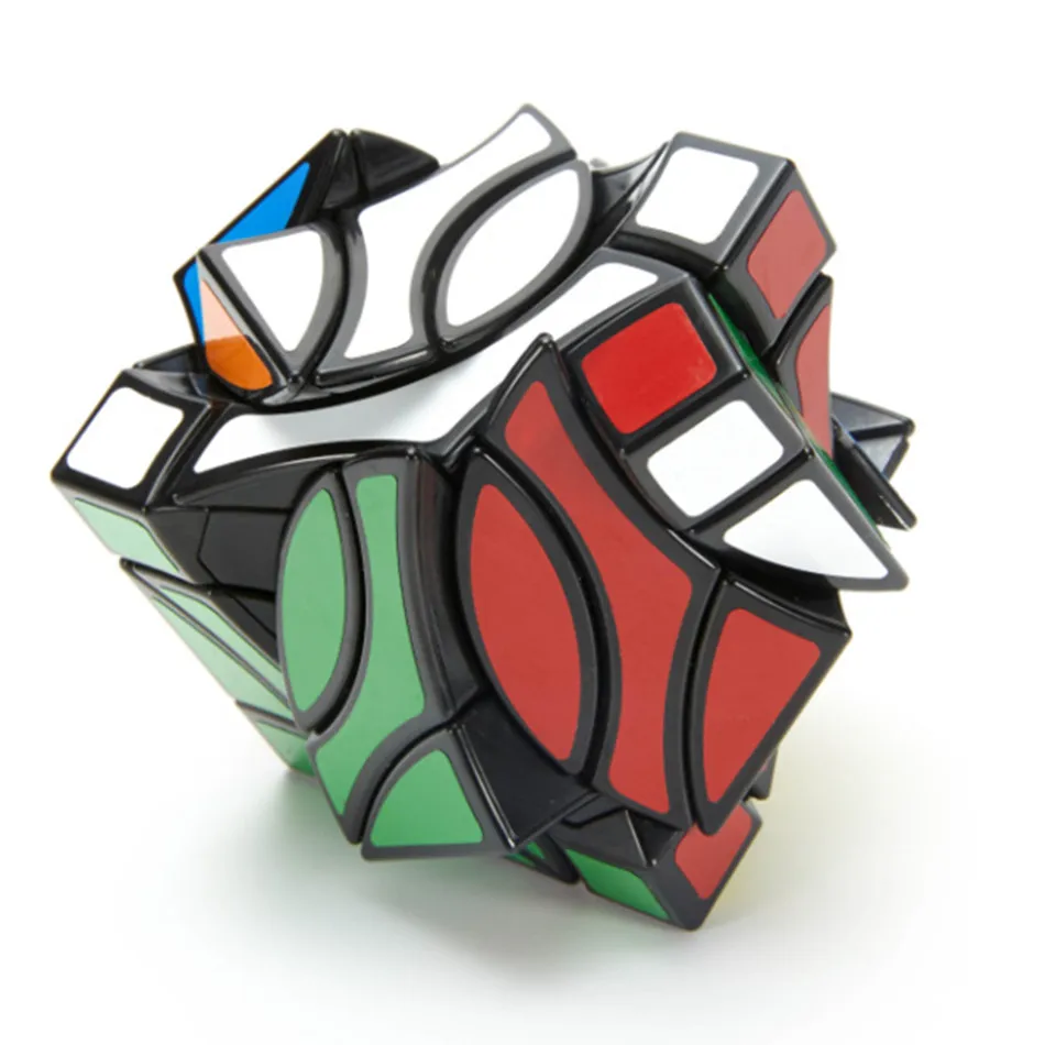 Lanlan cubo de peixes, jarro de 4 cantos, cubo mágico de quatro cantos, peixe duplo, quebra-cabeça profissional, brinquedos educativos antiestresse