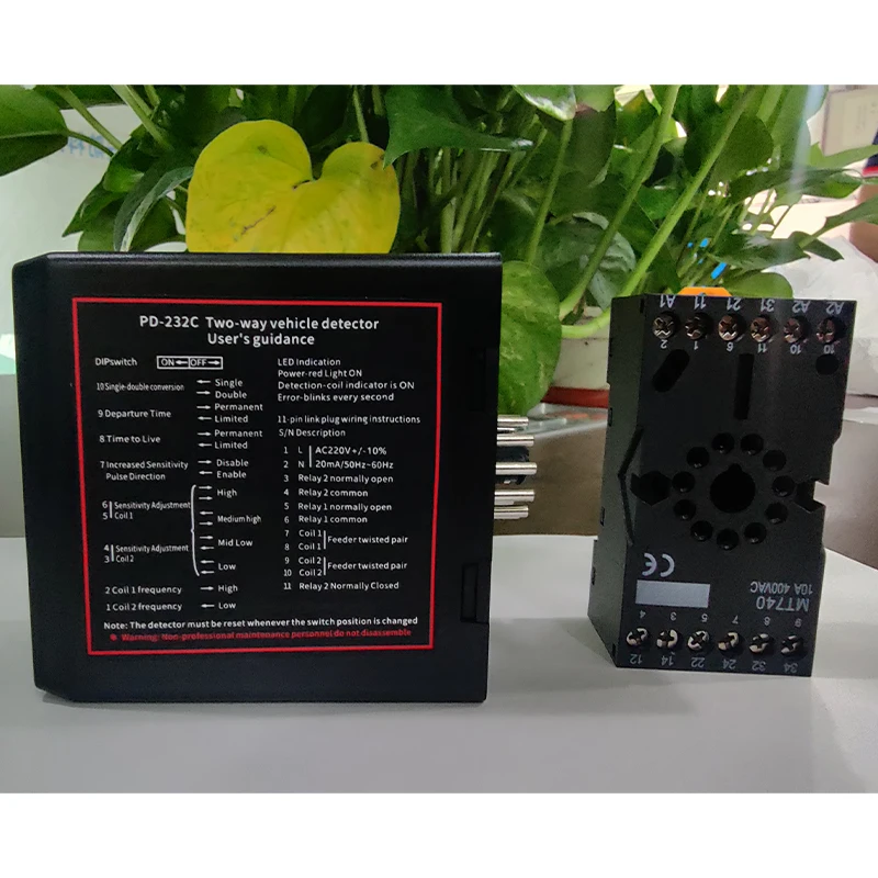 For Automation Vehicle Detector Loop Detector To Sense Vehicle Inspection Device Traffic Inductive Signal Control PD232