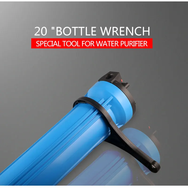 RO-مفتاح لفلتر مياه 20 بوصة/خرطوشة ، أداة تفكيك الزجاجات ، مفتاح ربط حوض السمك ، تركيب أجزاء يدوية