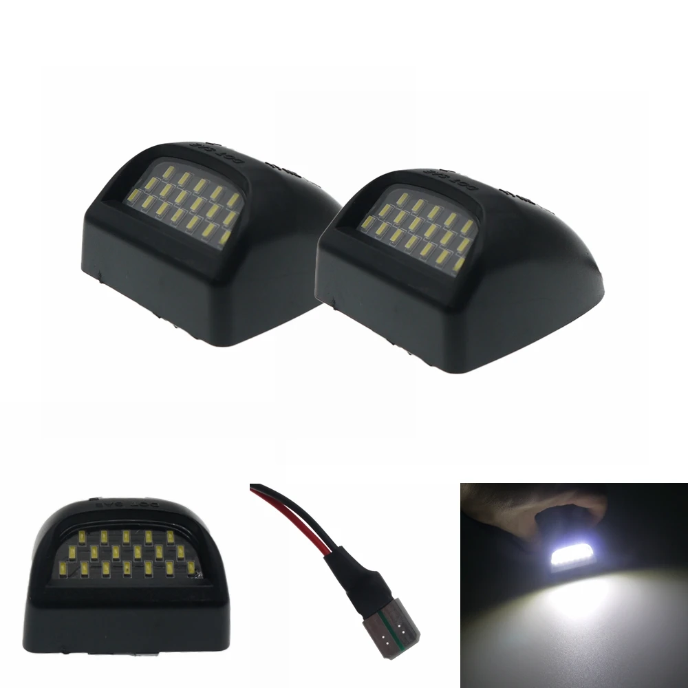 

1pcs Car Truck 18-SMD License Plate Lights For Chevrolet Chevy Silverado Avalanche GMC Sierra Suburban Yukon XL1500 2500 3500