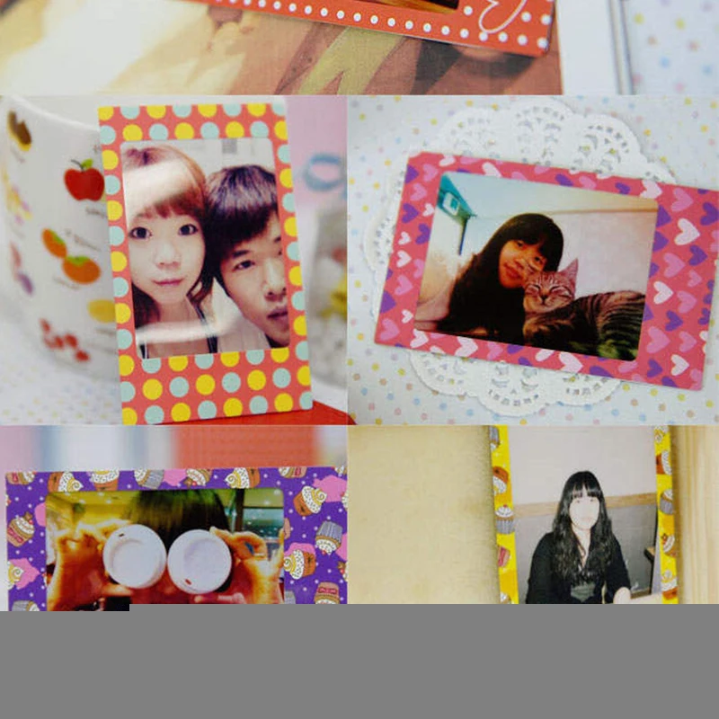 Vivid color Film Polaroid Masking Craft Photo Decoration Stickers Tape Paper