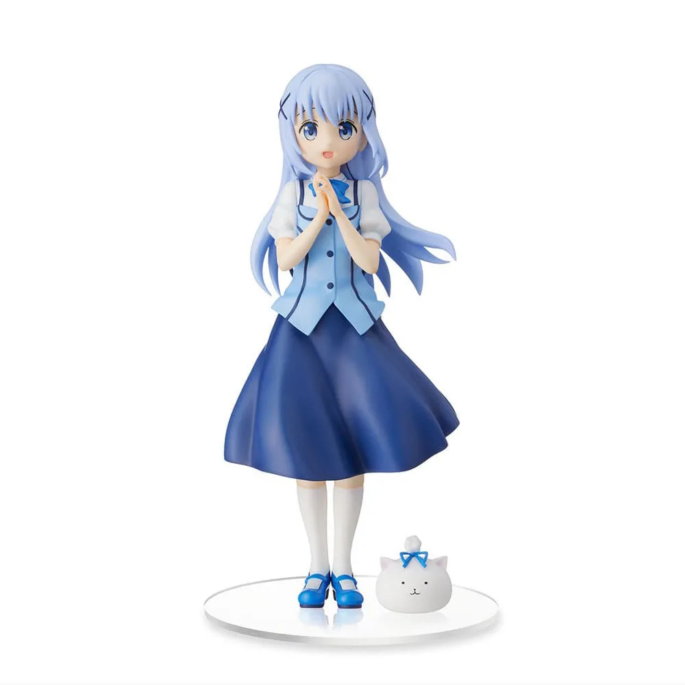 

No box 2021 new 18cm Japanese original anime figure Kafuu Chino pvc action figure collectible model toys