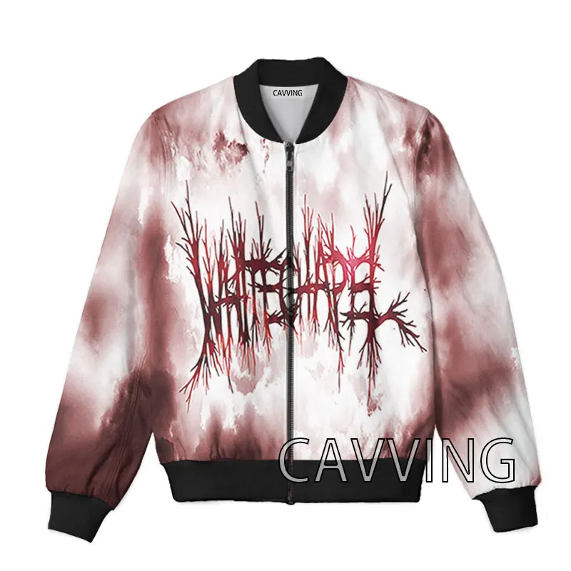 CAVVING 3D Printed  Whitechapel Band  Zipper Bomber Jackets Men Overcoat Mens Coat Zip Up Jackets for Women/Men