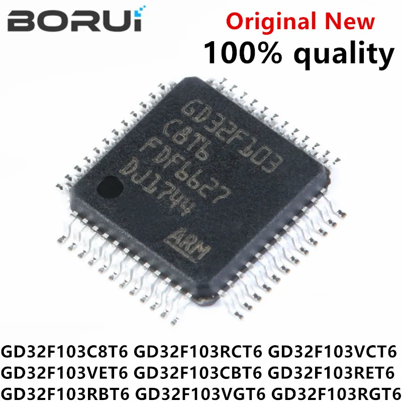 1PCS new GD32F103C8T6 GD32F103RCT6 GD32F103VCT6 GD32F103VET6 GD32F103CBT6 GD32F103RET6 GD32F103RBT6 GD32F103VGT6 GD32F103RGT6