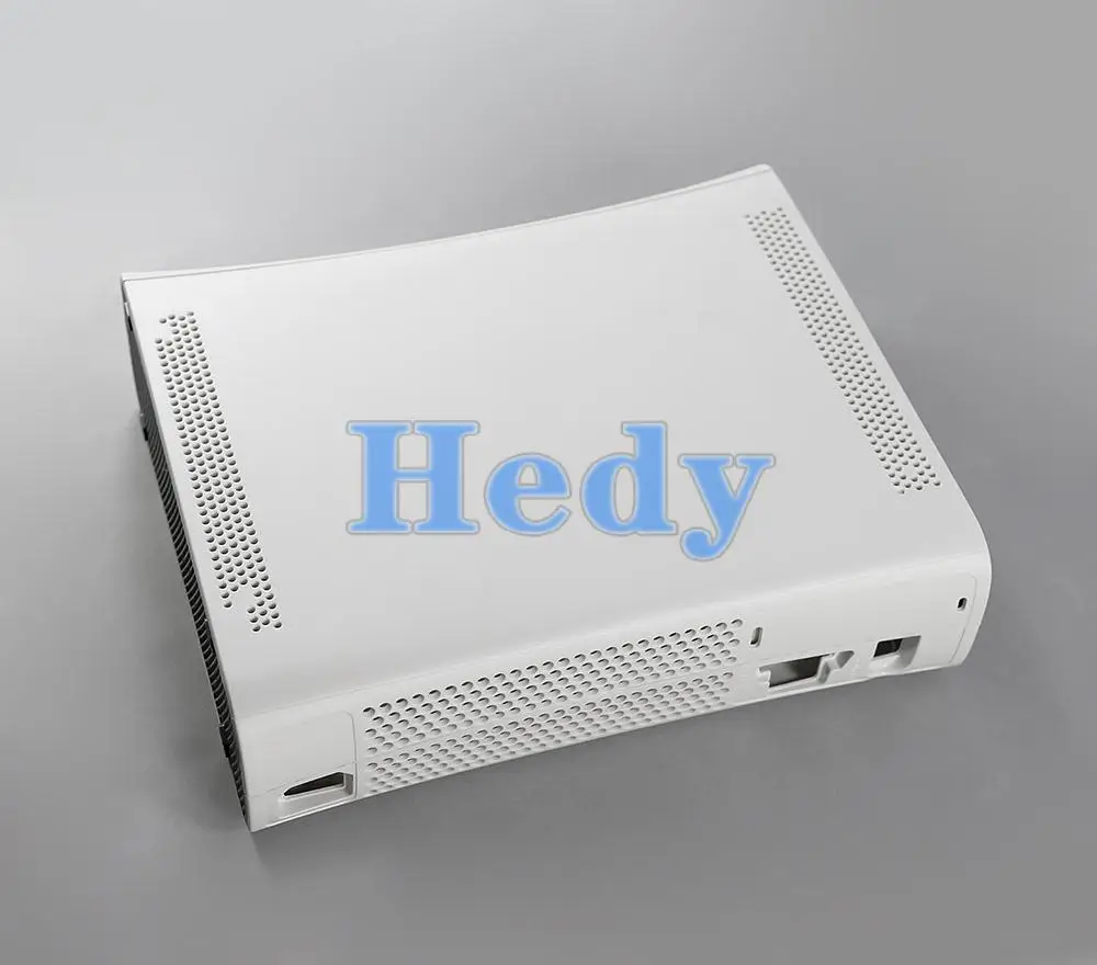 1 مجموعة الإسكان الكامل ل XBOX360 الدهون وحدة التحكم أسود أبيض اللون ل XBOX 360 الدهون وحدة التحكم الإسكان البيت قذيفة