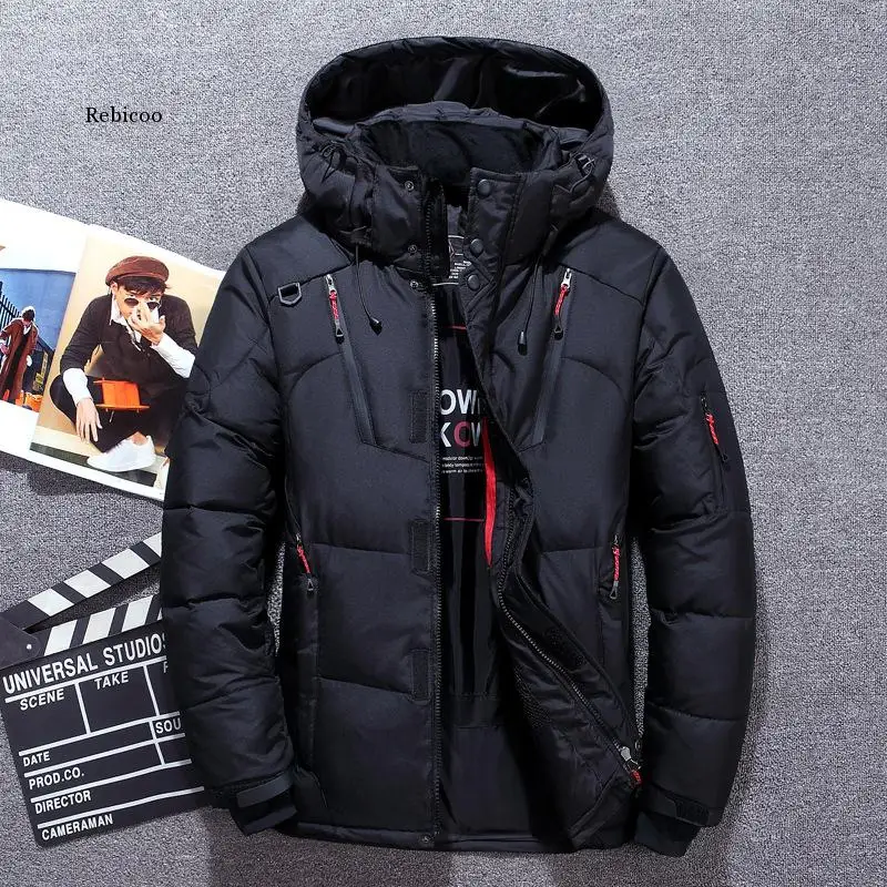 -20องศาฤดูหนาว Men Parkas แจ็คเก็ต Mens หนาอุ่น Parka แจ็คเก็ต Overcoat Windbreaker Warm Parkas