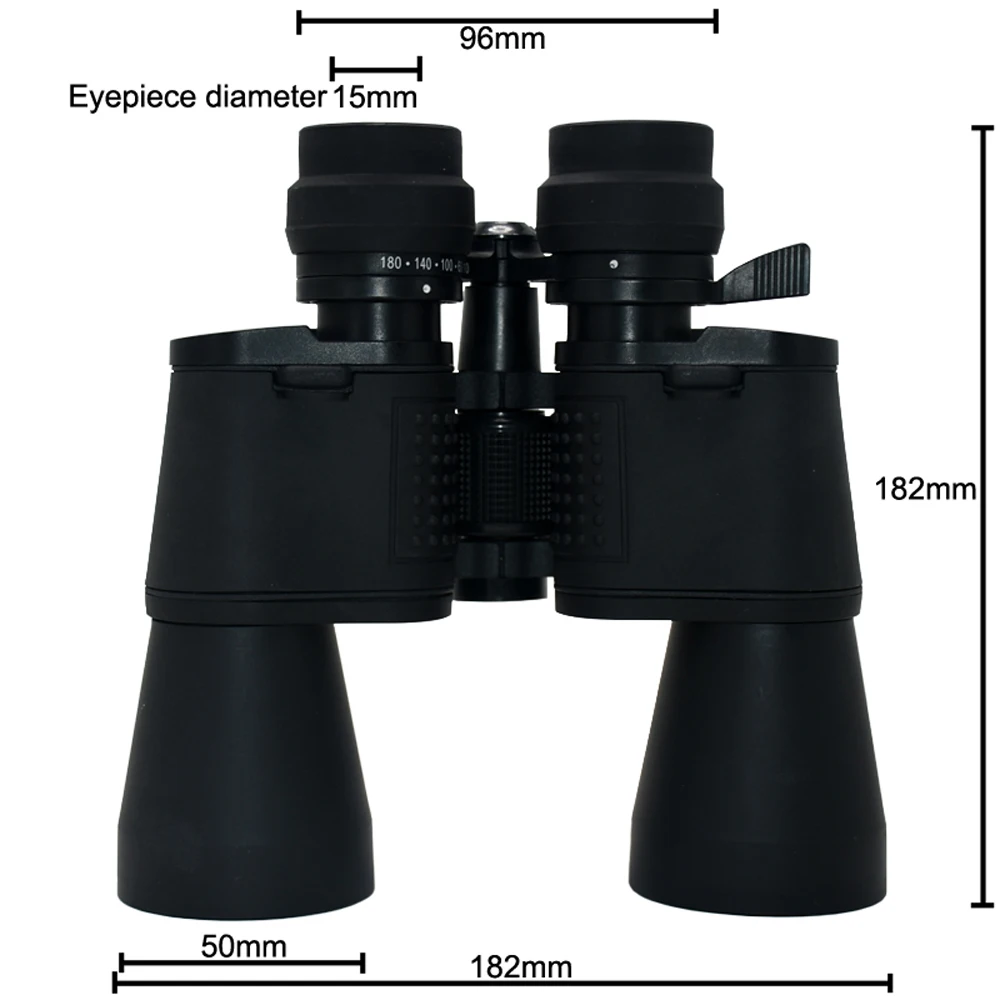 10-180x100 HD duże powiększenie daleki zasięg Zoom lornetki Camping polowanie szerokokątny lornetki turystyka zewnętrzna teleskop