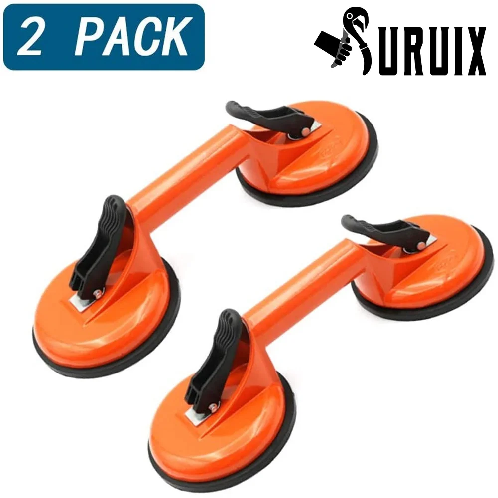 Furuix Premium Quality Heavy Duty Ceramic Glass Suction Cup Double Handle Puller/Lifter/Gripper