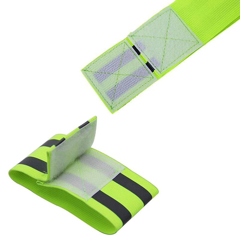 Cinturini riflettenti sicurezza lampeggiante bracciale cintura bagliore nel buio bracciale per Jogging notturno camminare In bicicletta ciclismo correre