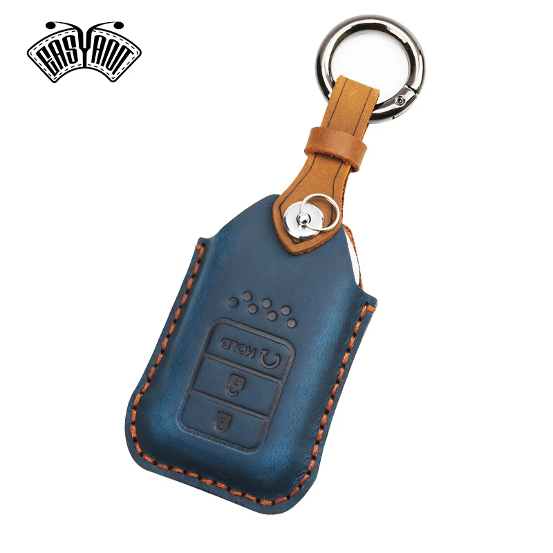 Leather Car Keychain bag Suitable for Honda CRV Lingpai XRV tenth generation Civic Accord Crown Road