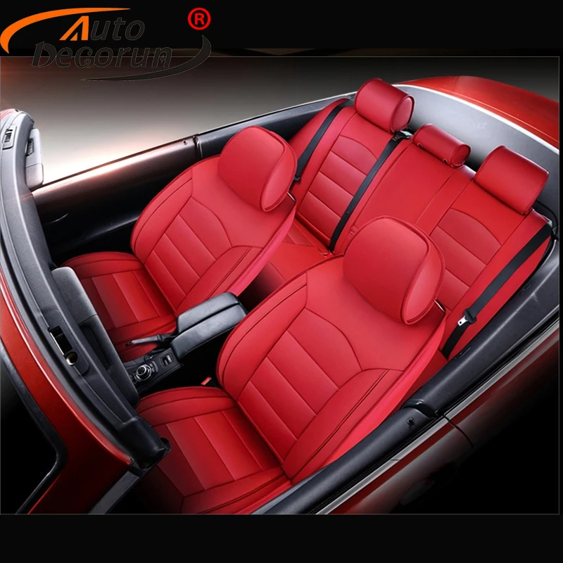 Custom Fit Cowhide & PVC Leather Seat Cover for Audi Q5 Accessories Seat Cover Sets for Cars Cushion Protector Airbag Compatible