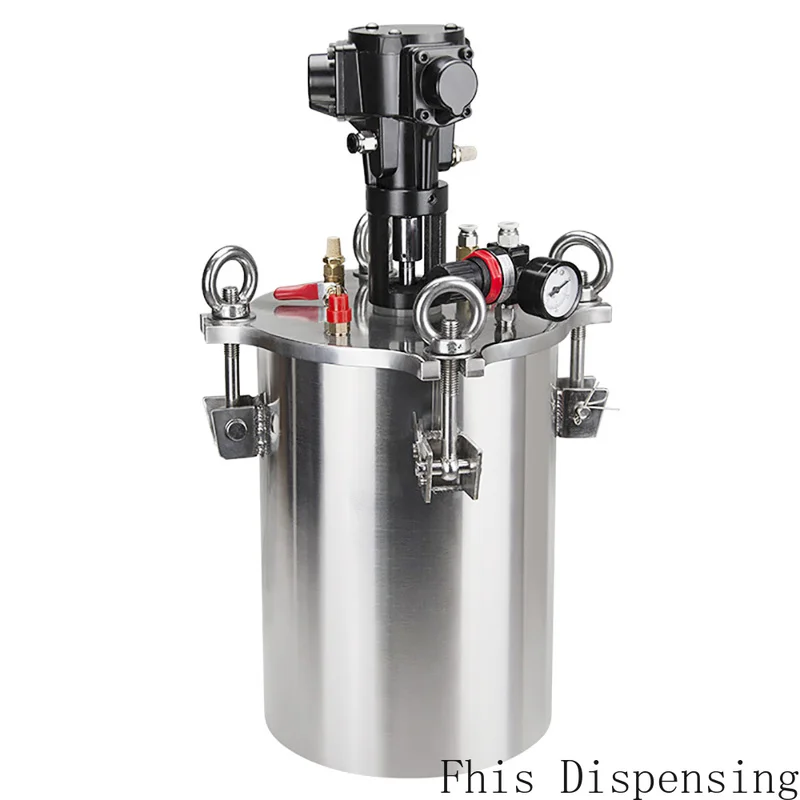 Glue Storage Barrel Feeding Barrel 5L 304 Stainless Steel Barrel