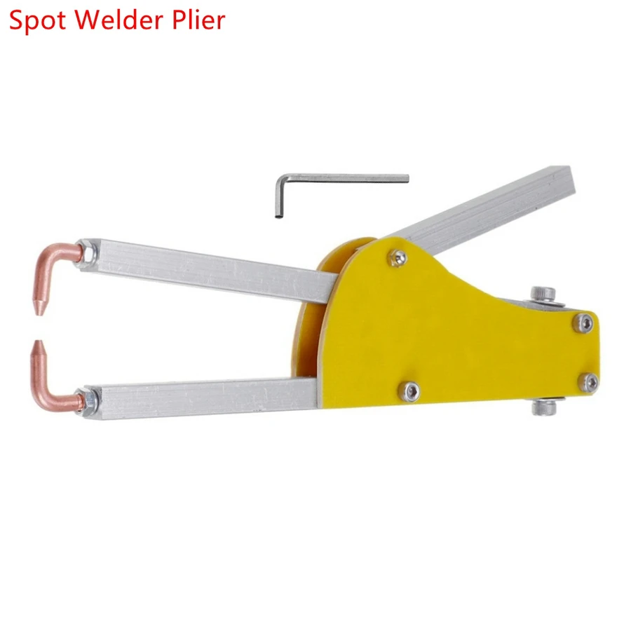 Spot Welder Plier Wrench Wire Kit Adjustable Spot Welding Machine Pressure Epoxy Board Pen Butt Soldering Tong Tools Accessories