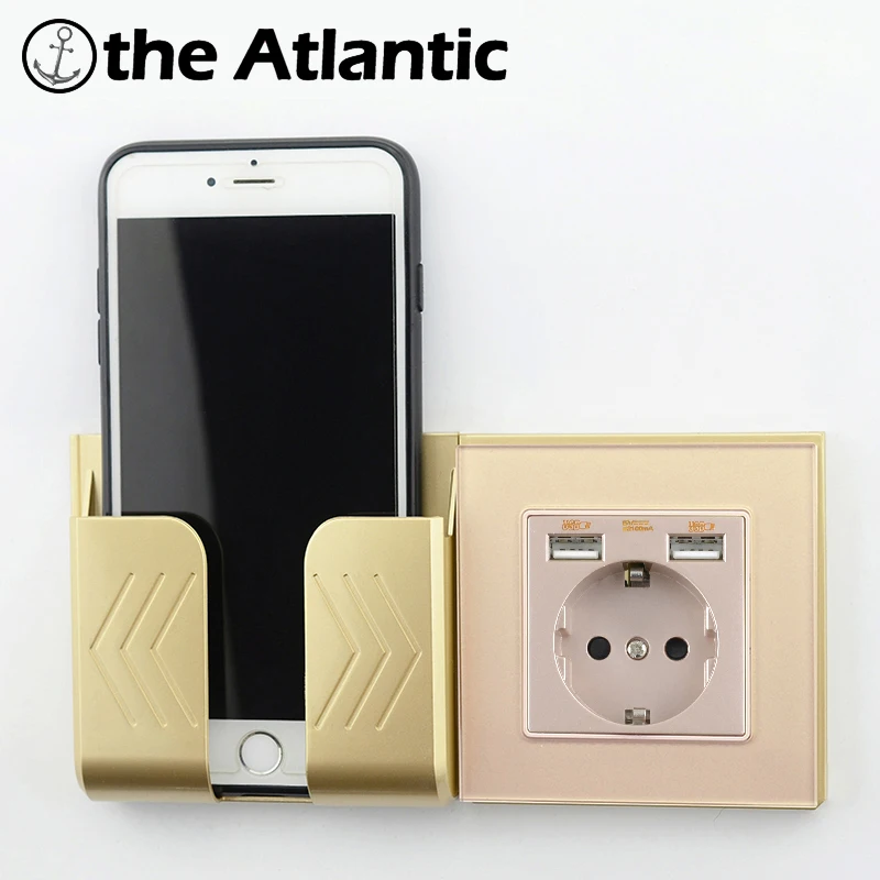 Atlectric de/eu/fr 16a Steckdose mit 2100ma Dual-USB-Ladeans chluss für mobile
