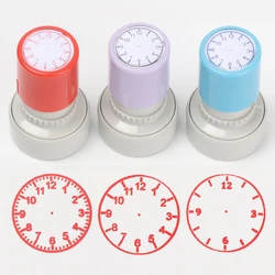 1 Pc Plastic Clock Stamp Teaching Tools for Kids Learning on Watch Multiple Style Student Teaching Tools Seal for School supply