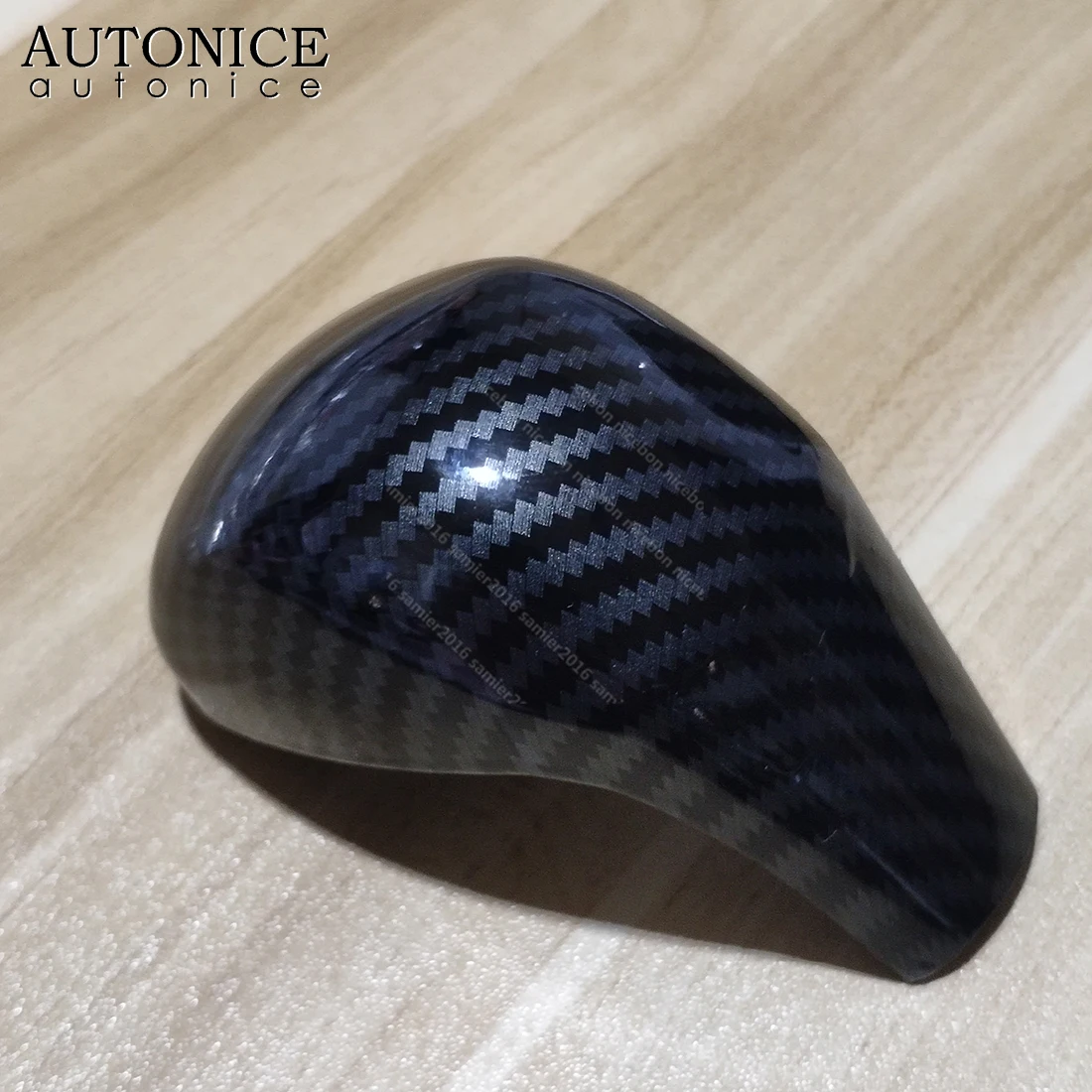 Fit for Toyota Hilux Revo Rocco Fortuner 2015 2016 2017 2018 2019 2020 2021 Carbon Fiber Color Gear Shift Knob Cover Trim