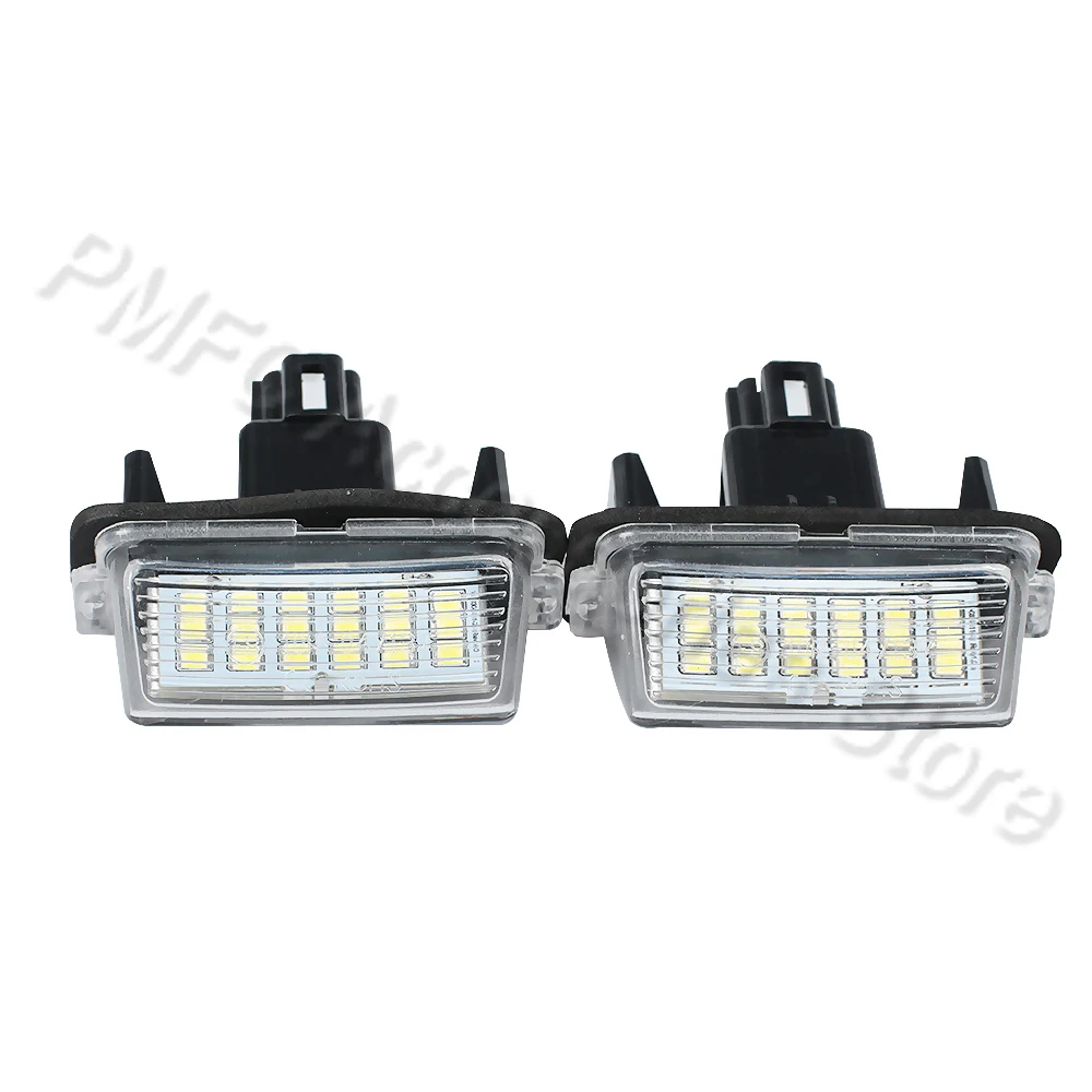 PMFC LED Car Number License Plate Light For Toyota Camry 2013 2014/ YARIS 2012-/ VIOS / Avensis For Peugeot Citroen 206 306 307