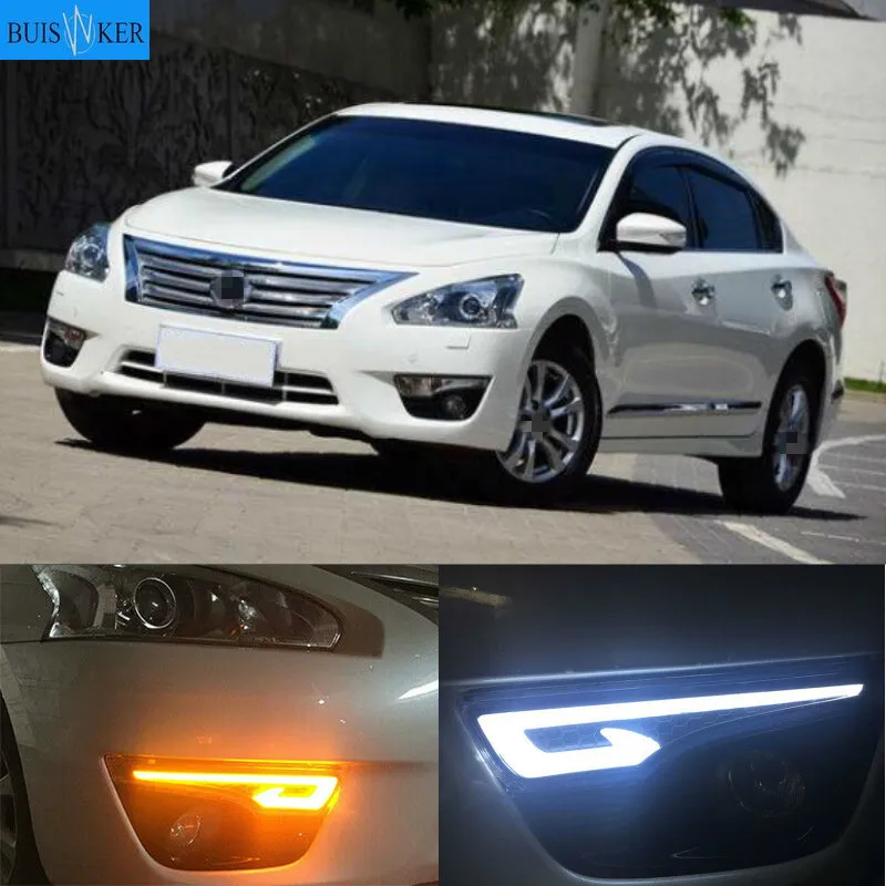 

For Nissan Teana Altima 2013-2016 LED DRL Daytime Running Light Fog Lamp 12V Car Running Lights