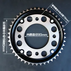 FOR HONDA CB190R CBF190X CB190 F—Brazil 43-45 Teeth Motorcycle Rear sprocket 428chain back gear Sprockets