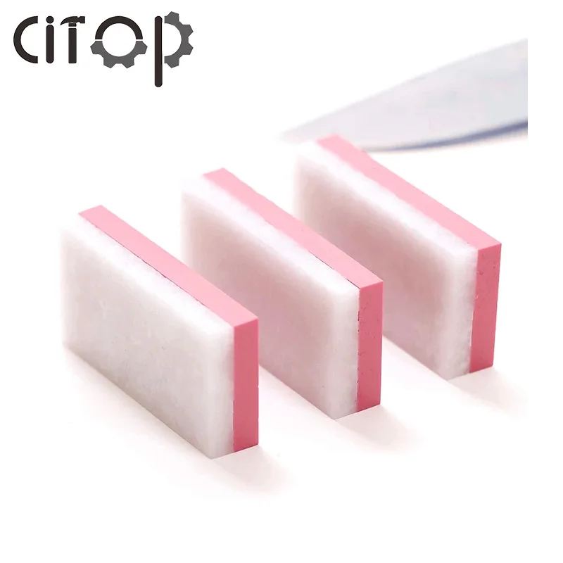 1 Pcs 10000# 3000# Grit Knife Razor Sharpener Stone Whetstone Red +White Agate Grinding Sharpening Stone Polishing Tool