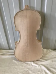 Handmade White Unfinished Solid Wood Blank Violin Barrel 4/4 Size for DIY Violin Making