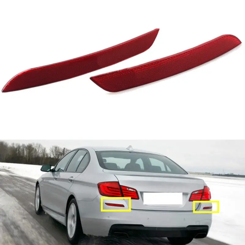 For BMW F10 F18 5 series 520i 528i 530i 535i 550i 2010-2013 Rear Bumper Reflector Light Tail Lamp