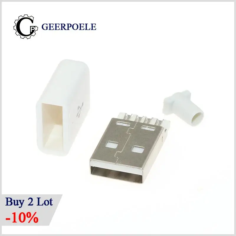 Conector encaixe usb tipo a 4p, conector triangular preto com conexão usb, conector de plástico