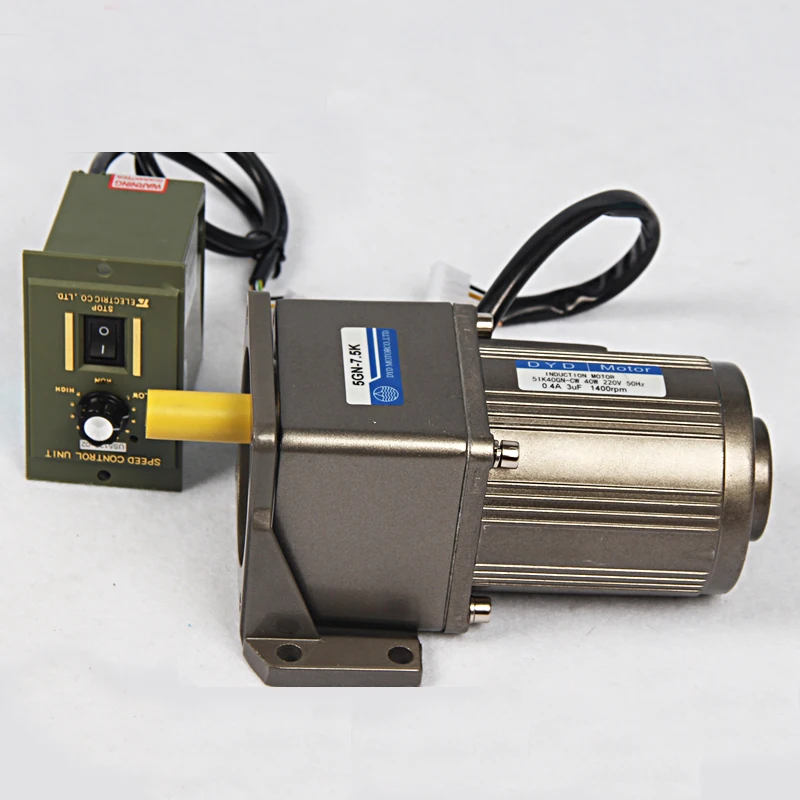 

AC220V/380V40W speed-adjusting decelerating motor, small gear slow-speed motor, three-phase frequency conversion