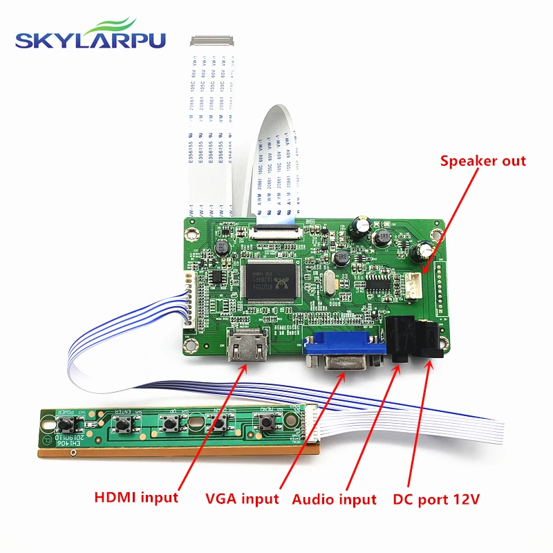 

Комплект Skylarpu для NT156FHM-N41 NT156FHM-N31 NT156FHM-N61 HD MI + VGA LCD LED LVDS EDP Плата контроллера Драйвер Бесплатная доставка