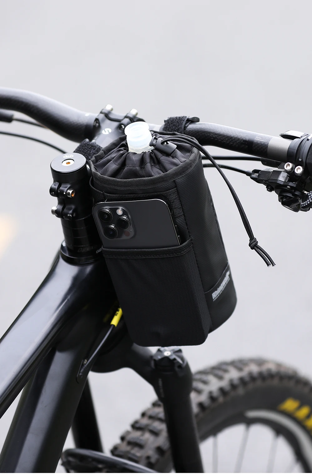 Rhinowalk Fahrrad Tasche Fahrrad Wasser Flasche Tasche Beutel Bike Zubehör Lenker Werkzeug Tasche Touring Pendeln Isolierte Tasche – Detail 11