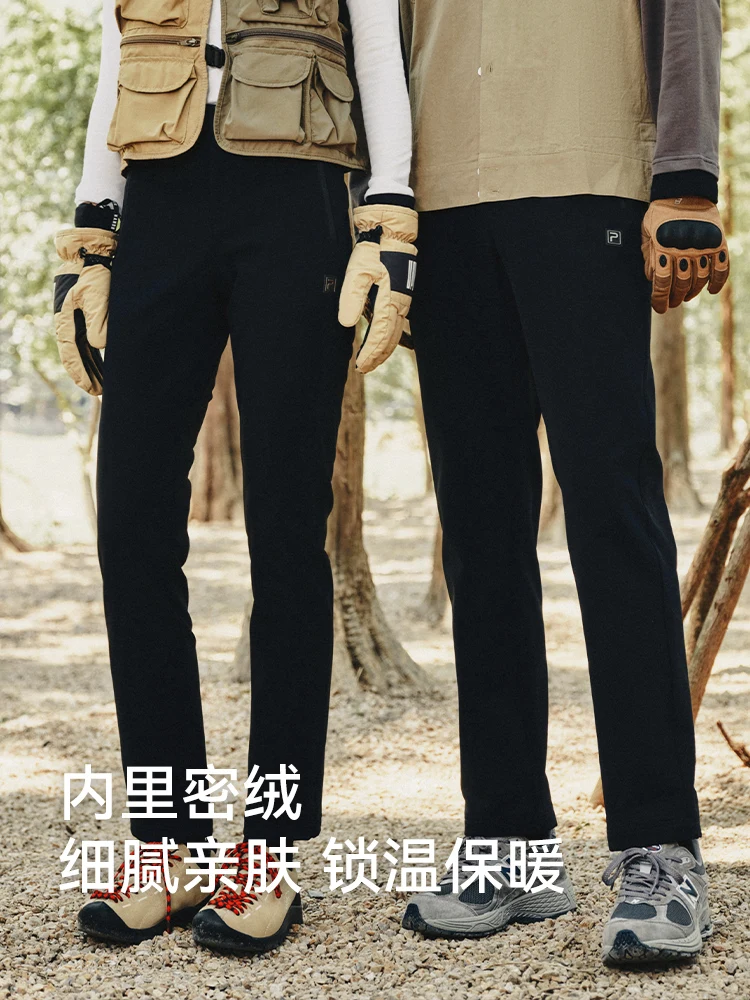 Pelliot الشتاء تمتد سراويل للتسلق المرأة الرياضة في الهواء الطلق الرجال الصوف سوفتشيل بنطلون التزلج على الجبال الرحلات السراويل الرجال