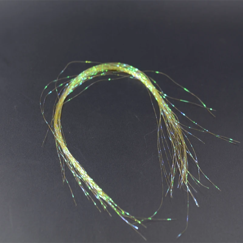 CONTEMPLATOR new 7colors Sparkle Flash Tinsel streamers fly fishing materials fly tying flat mylar pearl tinsel flashback nymphs
