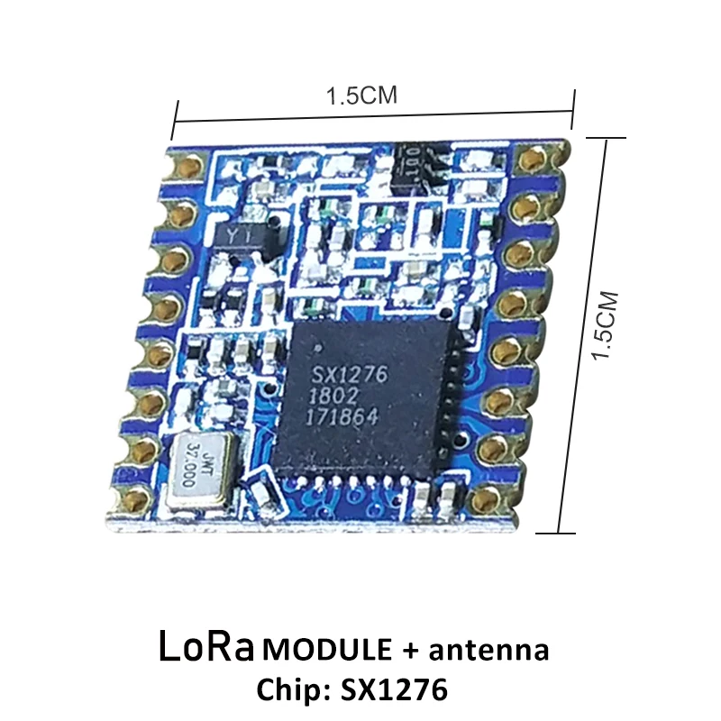 GWS 868MHz super low power RF LoRa module SX1276 chip Long-Distance communication Receiver Transmitter SPI IOT antenna