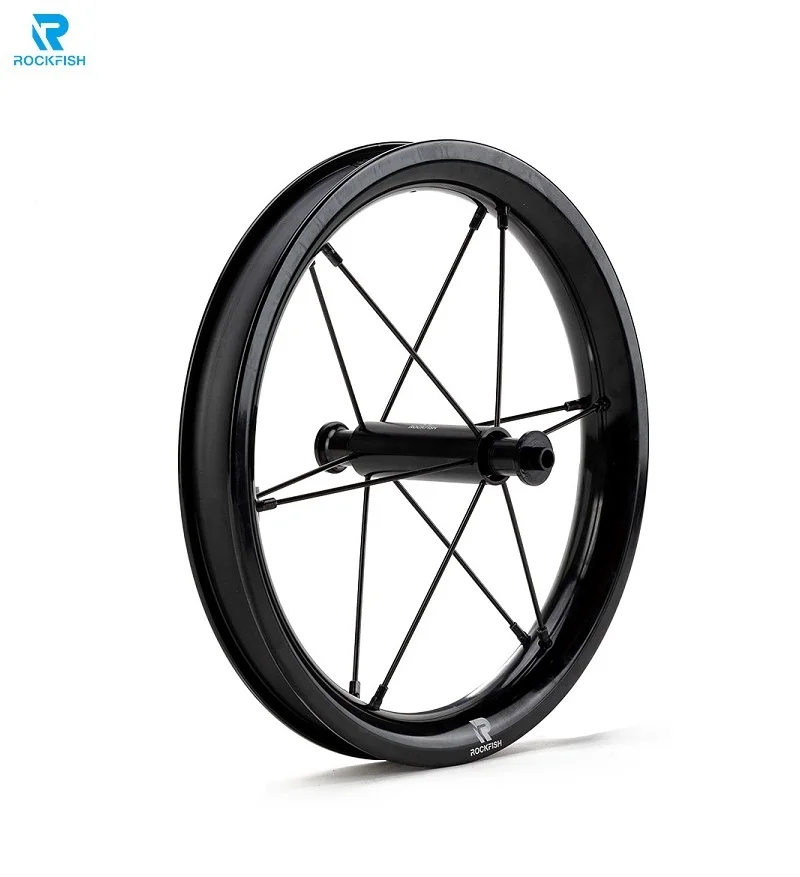 Rockfish K02 Aluminum Alloy Balance Bike Wheel Rim Set Koukua Pushbike 12 inches Wheel-set Sliding Bicycle Wheel Hub Set