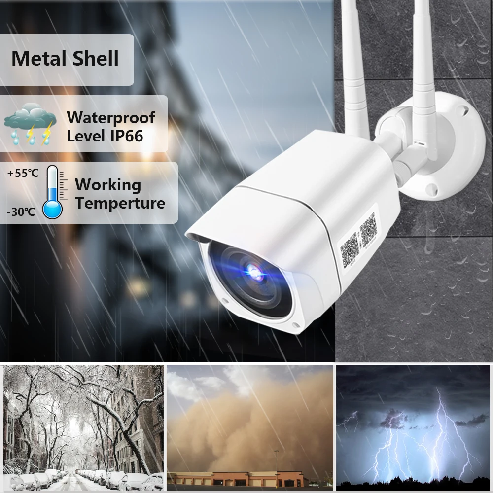 Nieuwe 4G Sim Kaart Ip Camera 1080P 5mp Hd Draadloze Wifi Outdoor Beveiliging Bullet Camera Cctv Metaal P 2P Onvif Twee Weg Audio Camhi