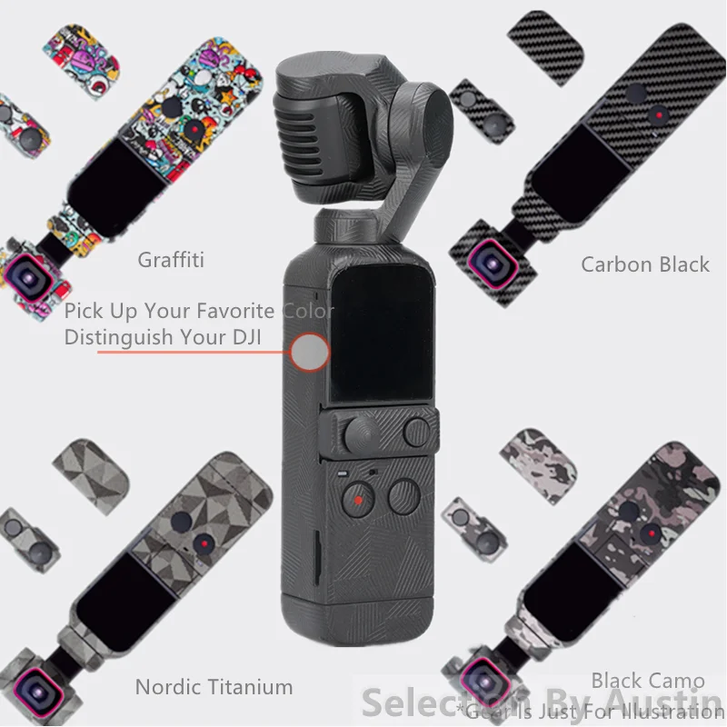 รูปลอกสติกเกอร์ผิวสำหรับ DJI กระเป๋า2 Osmo กระเป๋า2