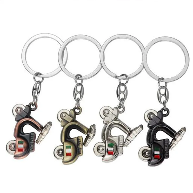 3D Motorcycle Car Key Ring Chain for APRILIA PIAGGIO KTM Kawasaki Ducati Suzuki Yamaha Harley Honda bmw Vespa Keychain Keyring