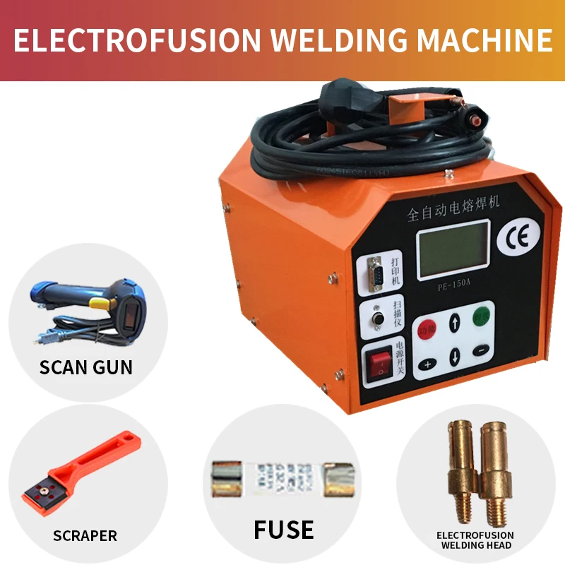 PE Electric Fusion Welding Machine PE250A butt welding machine PE pipe electric fusion welding machine fusion PE pipe welding