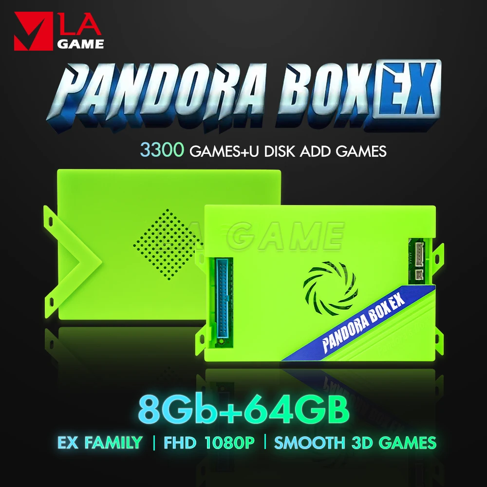 

Аркадная коробка Pandoras FHD 1080p, 4 шт., последние игры 3300 в 1, 3A, игровая доска Pandora DDR4 RAM 2021, консоль, файтинг, аркадная игра