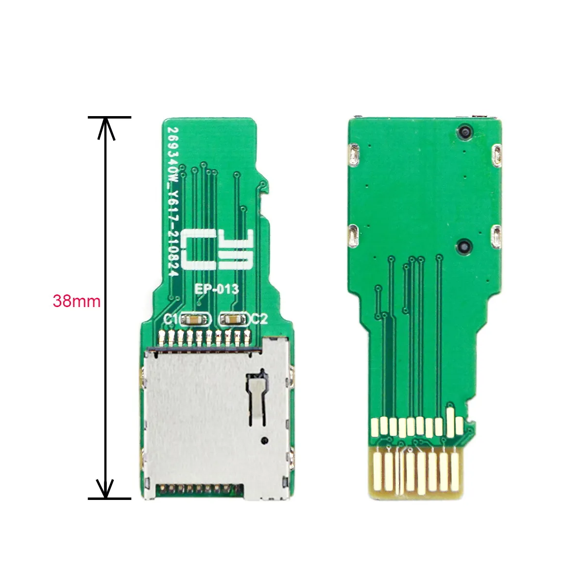 ChenYang CY TF Micro SD Card Male Extender to TF Card Female Extension Adapter PCBA SD/SDHC/SDXC UHS-III UHS-3 UHS-2