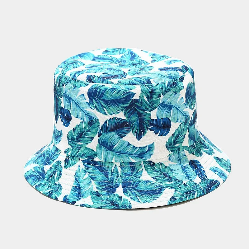 LDSLYJR Cotton Flowers Graffiti Print Bucket Hat Fisherman Hat Outdoor Travel Sun Cap Hats for Men and Women 300