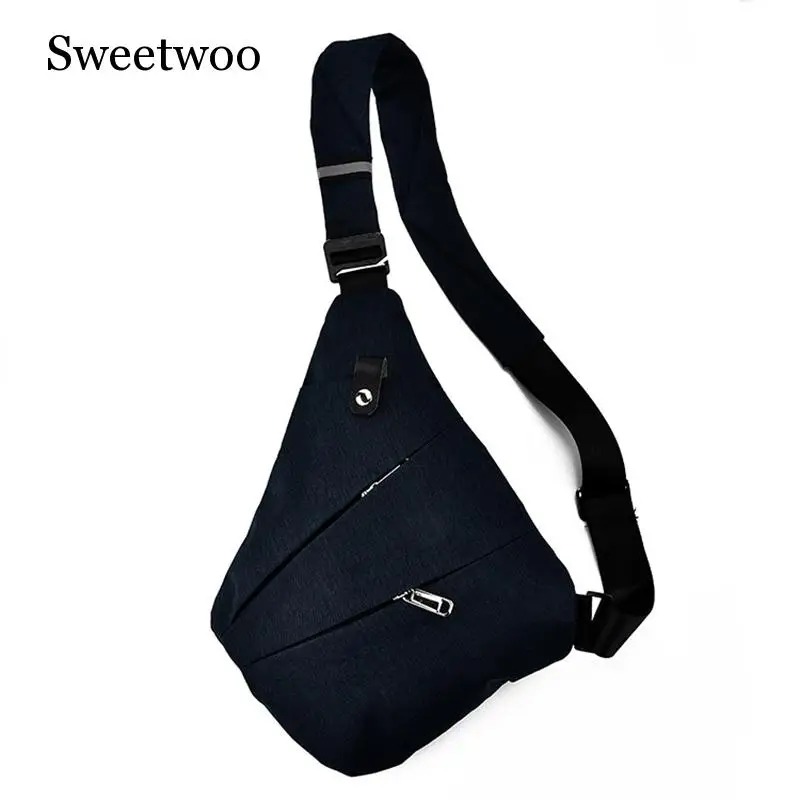 Outdoor Sports Jogging Bags Unisex Multifunction High Quality Crossbody Bag Soft Shoulder Bags Chest Jogging Bags