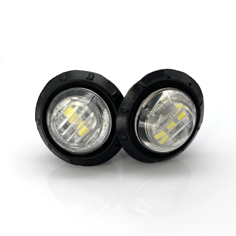 防水LEDトレーラーマーカー12V,3 smd,黄色,白,赤,2個