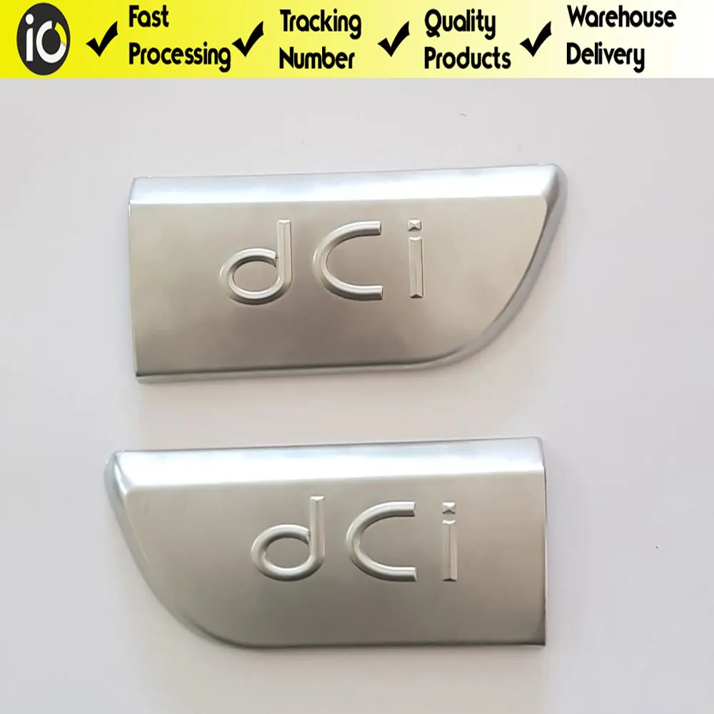 Chrom DCI Abzeichen Emblem Oem 8200717150 8200209140 Links und Rechts Für Renault Megane 2 Hohe Qualität Auto Zubehör