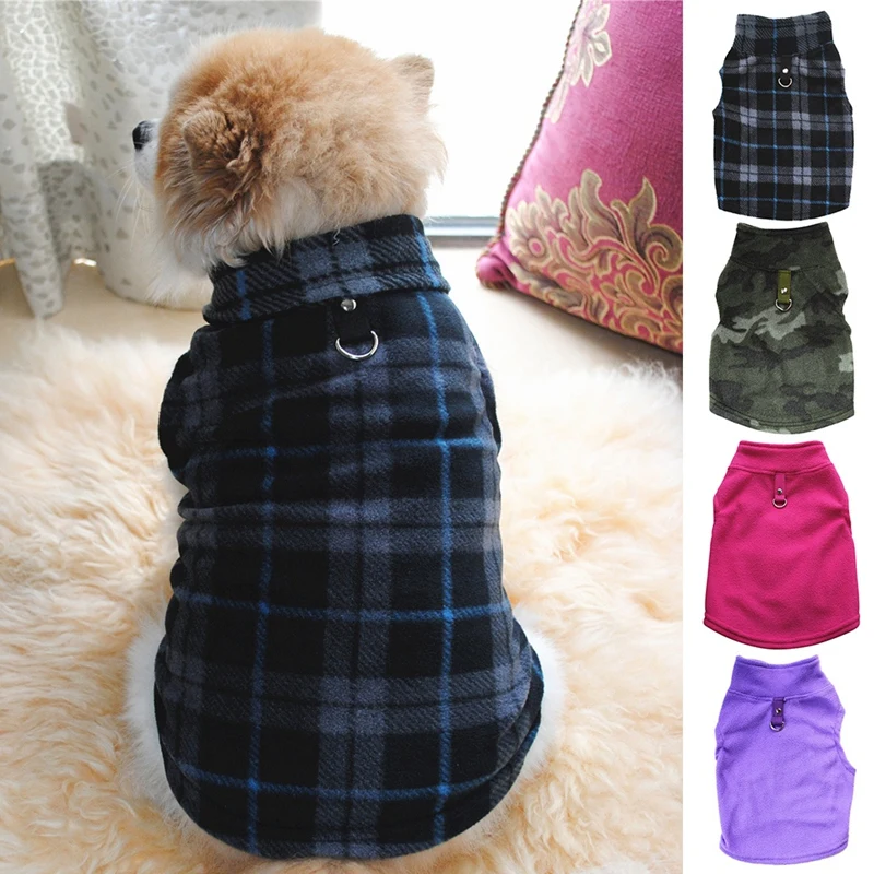 Dog Clothes Warm Puppy Outfit Pet Jacket Coat Winter Dog Clothes Soft Fleece Sweater Clothing For Small Dogs Chihuahua XS-3XL