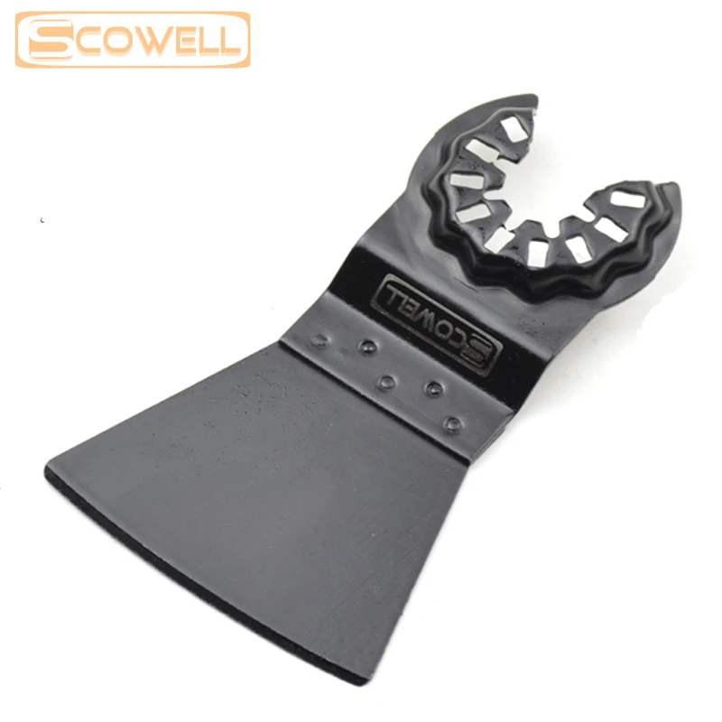 2PCS Crown Cap Chuck Oscillating Plunge Tools Scraper Flat Shovel Knife Bend Offset Scrabble Knife Blade For Star Lock Machines