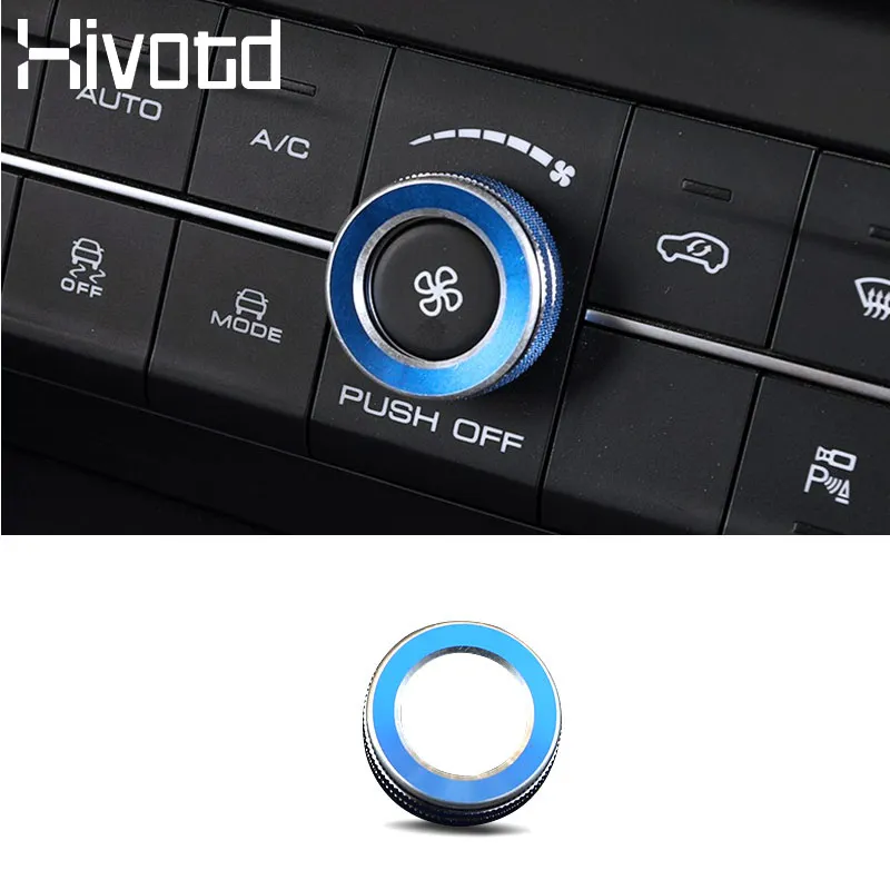 Hivotd For Haval F7 F7X 2023 car air conditioning switch AC knob cover Control adjustment sticker decoration interior accessory