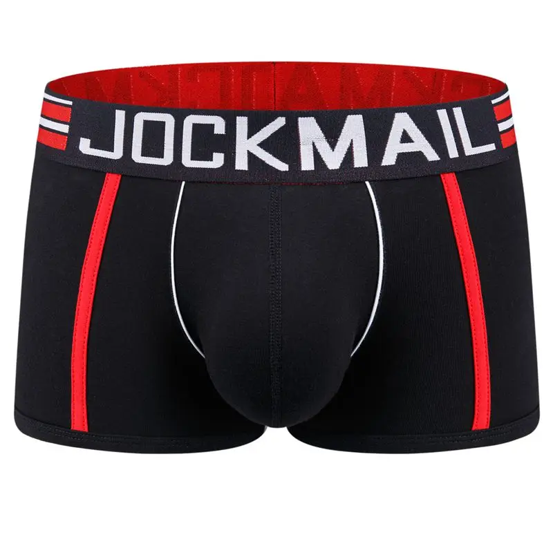 JOCKMAIL 2020 New Sexy Underwear Men Boxer Cueca Gay Male Panties Cotton breathab Men Underpants Pouch Shorts  For Dropshipping