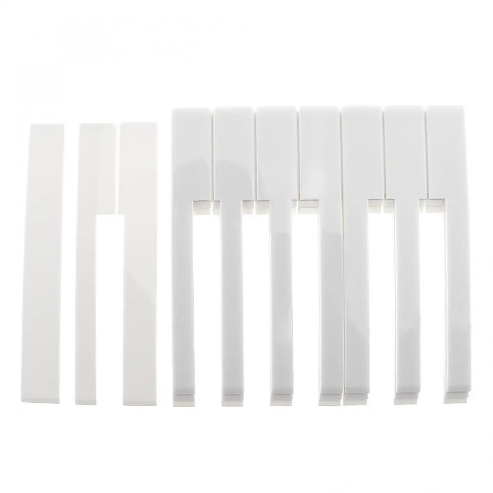 Piano Keytops 52pcs Piano Accessories Piano Key Top Repair Parts with White Color for Piano